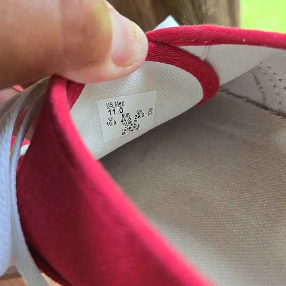 Vans Chili Pepper Red Gumsole Skate Sneaker Mens 11 - Picture 10 of 12